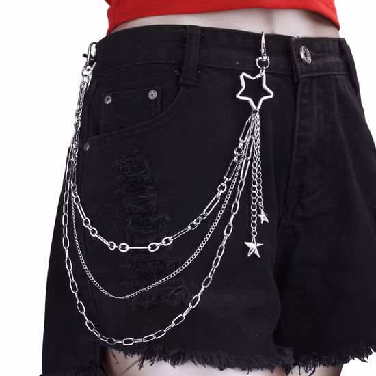 Ins Legierung Sun Flower Spicy Girl Retro Metall Portrait Körperkette